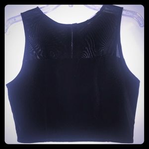 Mesh crop top medium